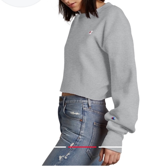 New Champion reverse weave crewneck cropped XL - Picture 7 of 8